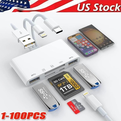 Memory card reader 1 usb - card, 5